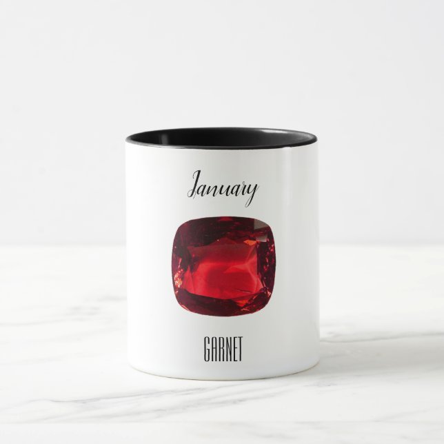 January Birthstone Mug (Center)