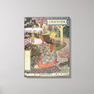 January Canvas Print