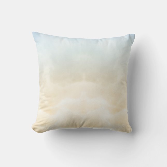 January Clouds Throw Pillow (Front)