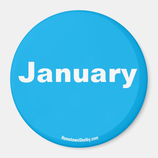 January magnet (Front)