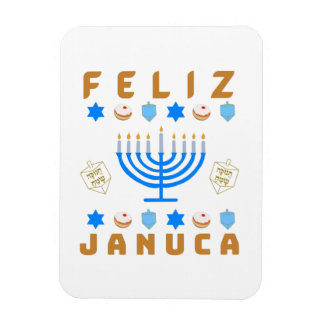 Januca, Feliz Januca, Menorah, Masada  Magnet