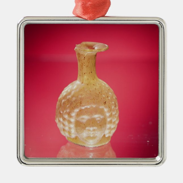 Janus head flask, 3rd century AD Metal Ornament (Front)