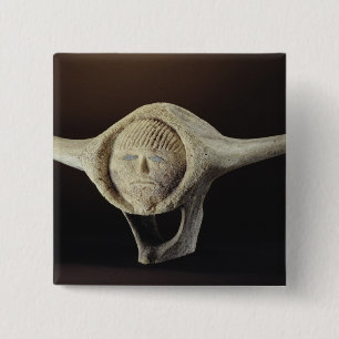 Janus Head, from Cape Dorset 2 Inch Square Button