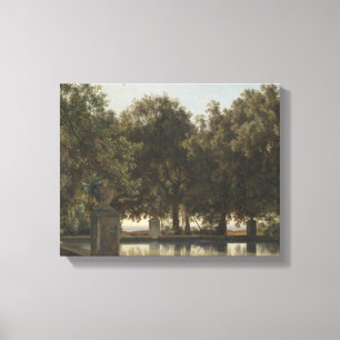 Janus la Cour - The Gardens of the Villa d'Este Canvas Print
