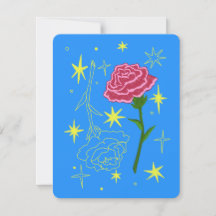 Janvier Anniversaire Mois Carte (Carnation)
