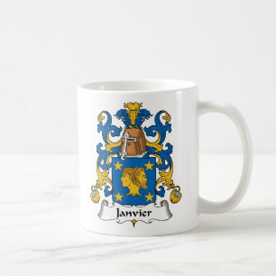 Janvier Family Crest Coffee Mug