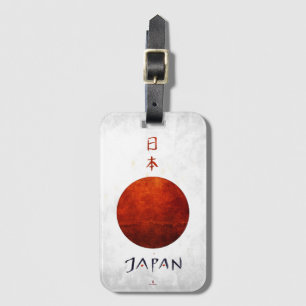 " Japan: 11. Jh./heute - Design Flaggen  Schlüssel Luggage Tag
