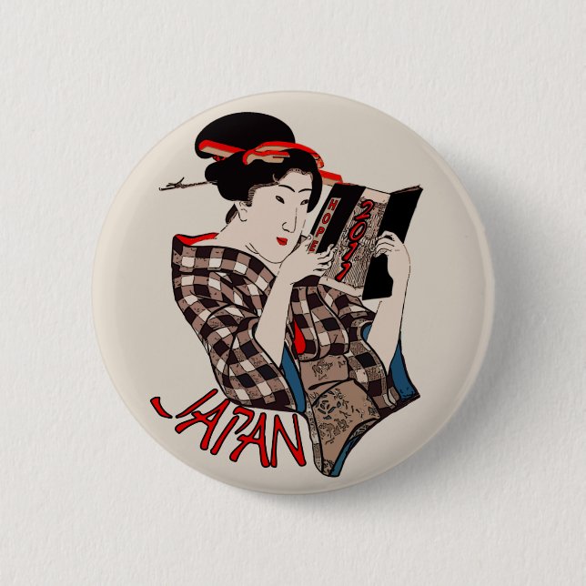 Japan 2011 2 inch round button (Front)