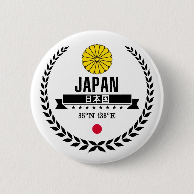 Japan 2 Inch Round Button (Front)