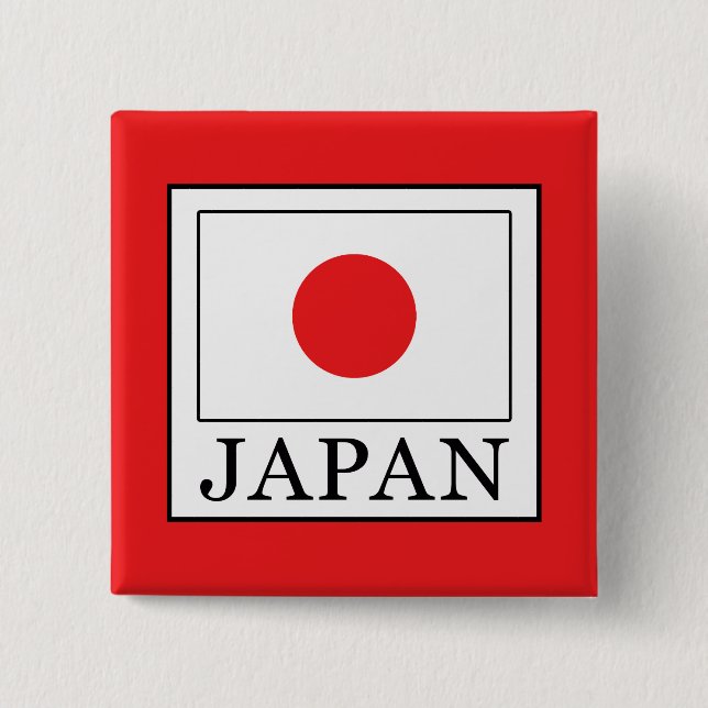 Japan 2 Inch Square Button (Front)