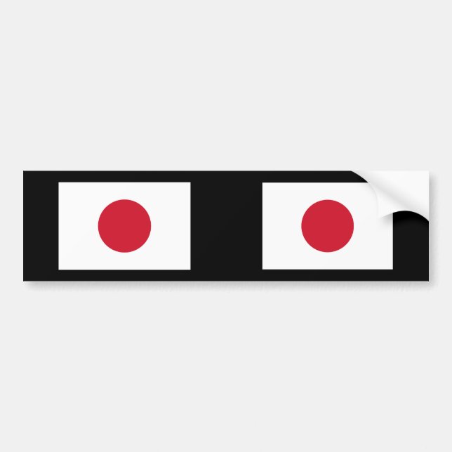 Japan  3, Japan Bumper Sticker (Front)