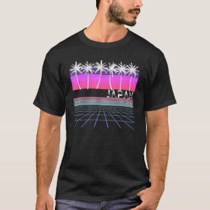 Japan 80s 90s Vaporwave Aesthetic Beach Retro Palm T-Shirt
