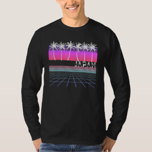 Japan 80s 90s Vaporwave Aesthetic Beach Retro Palm T-Shirt