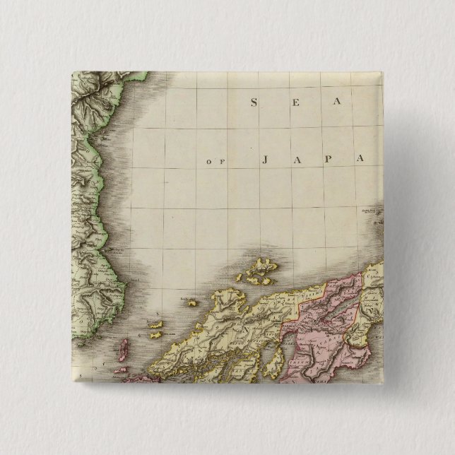 Japan 9 2 inch square button (Front)