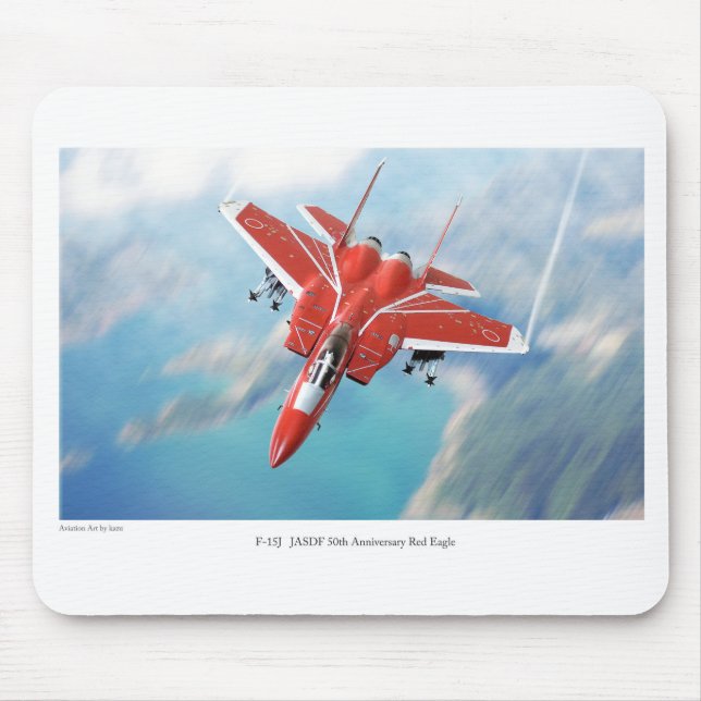Japan Air Self-Defense Force　F-15 Red Eagle Mouse Pad (Front)