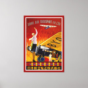 Japan Air Transport Canvas Print