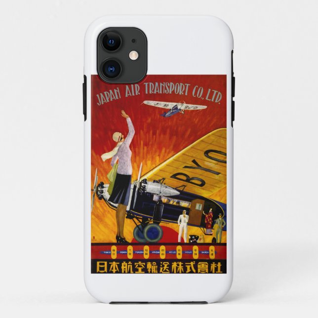 Japan Air Transport Case-Mate iPhone Case (Back)