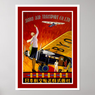 Japan Air Transport Poster