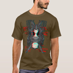 Japan Anime Robotic Technology Samurai Glitch Oni T-Shirt