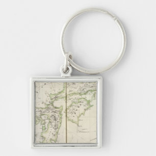 Japan, Asia 75 Keychain