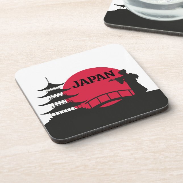 Japan Beverage Coaster (Left Side)