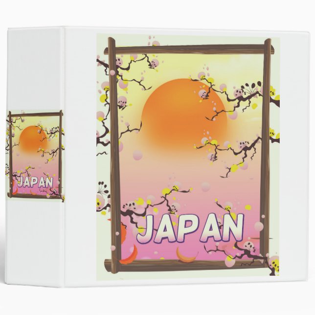 Japan Blossom Garden Binder (Front/Spine)