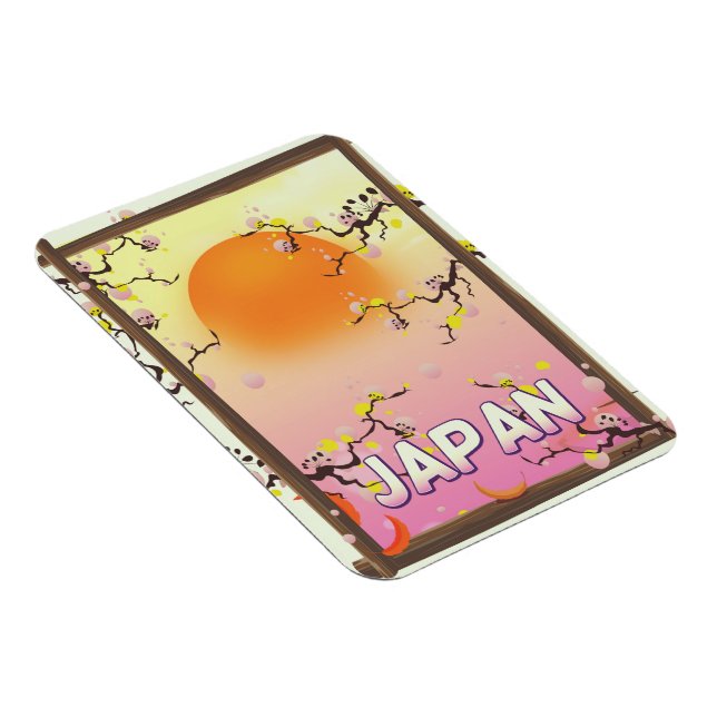 Japan Blossom Garden Magnet (Right Side)