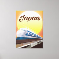 Japan Bullet Train travel poster