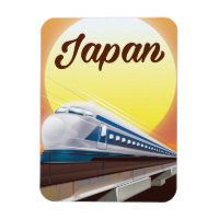Japan Bullet Train travel poster