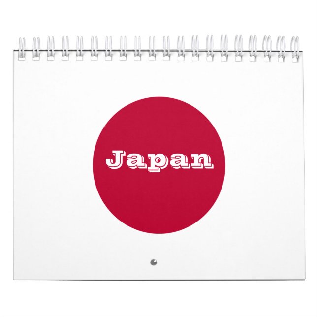 Japan Calendar (Cover)