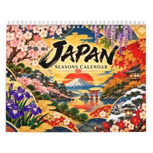 Japan Calendar Japanese Seasons & Ukiyo-e Art