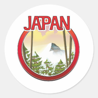 Japan Classic Round Sticker