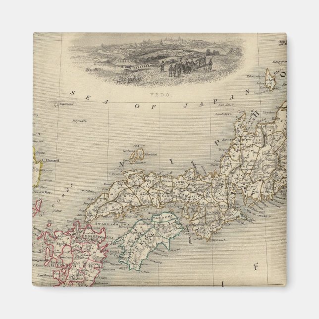 Japan & Corea Magnet (Front)