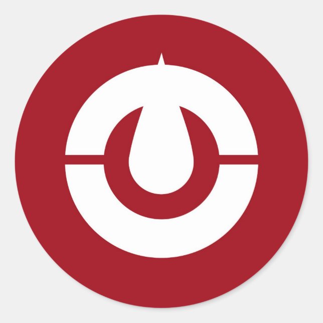 japan country region flag prefecture kochi classic round sticker (Front)