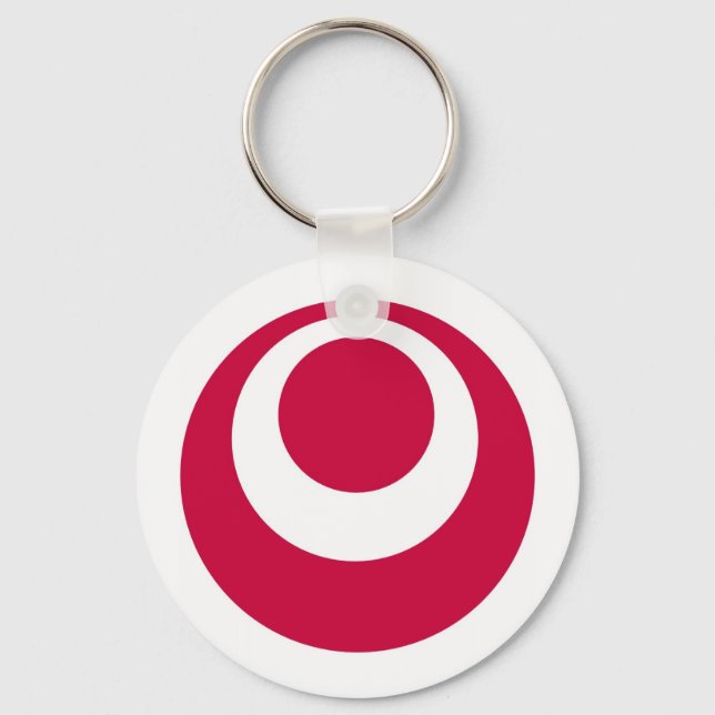 japan country region flag prefecture okinawa keychain (Front)