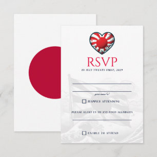 Japan Couple RSVP Card