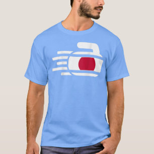 Japan Curling Rock Sport Fans Japanese Curlers Win T-Shirt