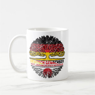 Japan Deutsch Deutschland Baum Wurzel Coffee Mug