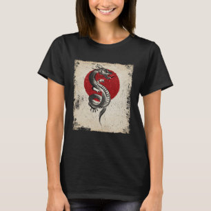 Japan dragon artwork Japanese Retro T-Shirt