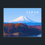 Japan Famous Fuji Postcard<br><div class="desc">One of the famous japan travel location,  Fuji postcard</div>