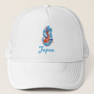 Japan Fishing logo Trucker Hat