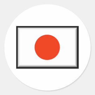 Japan Flag Classic Round Sticker