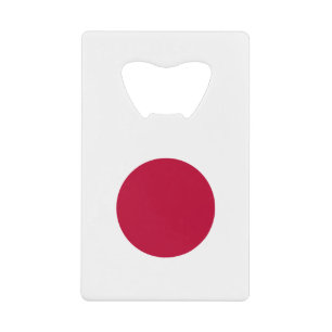 Japan Flag Credit Card Bottle Opener