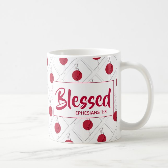 JAPAN FLAG Customizable Scripture BLESSED Coffee Mug (Right)