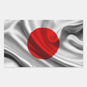 Japan Flag Fabric Sticker