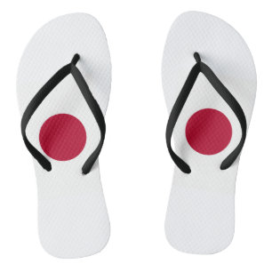 Japan flag flip flops