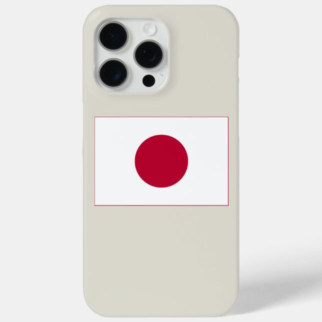 Japan Flag: Hinomaru, Nisshōki, Red Rising Sun Case-Mate iPhone Case (Back)