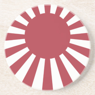 Japan Flag: Imperial Rising Sun Edo to WW2 Coaster