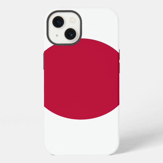 Japan Flag iPhone Case (Back)