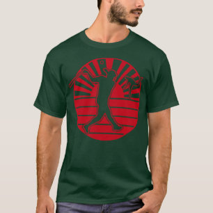 Japan Flag Japanese Baseball Rising Sun Home Run D T-Shirt